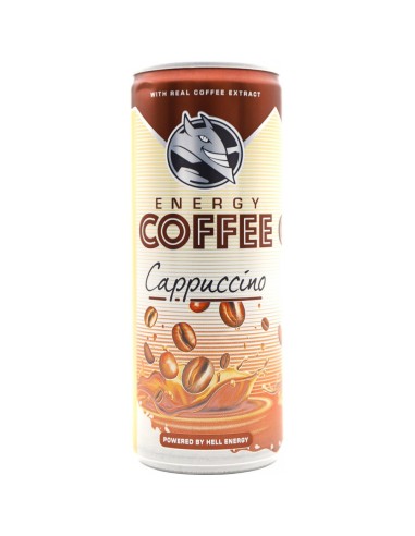 Hell coffee cappuccino 250mll (24und)